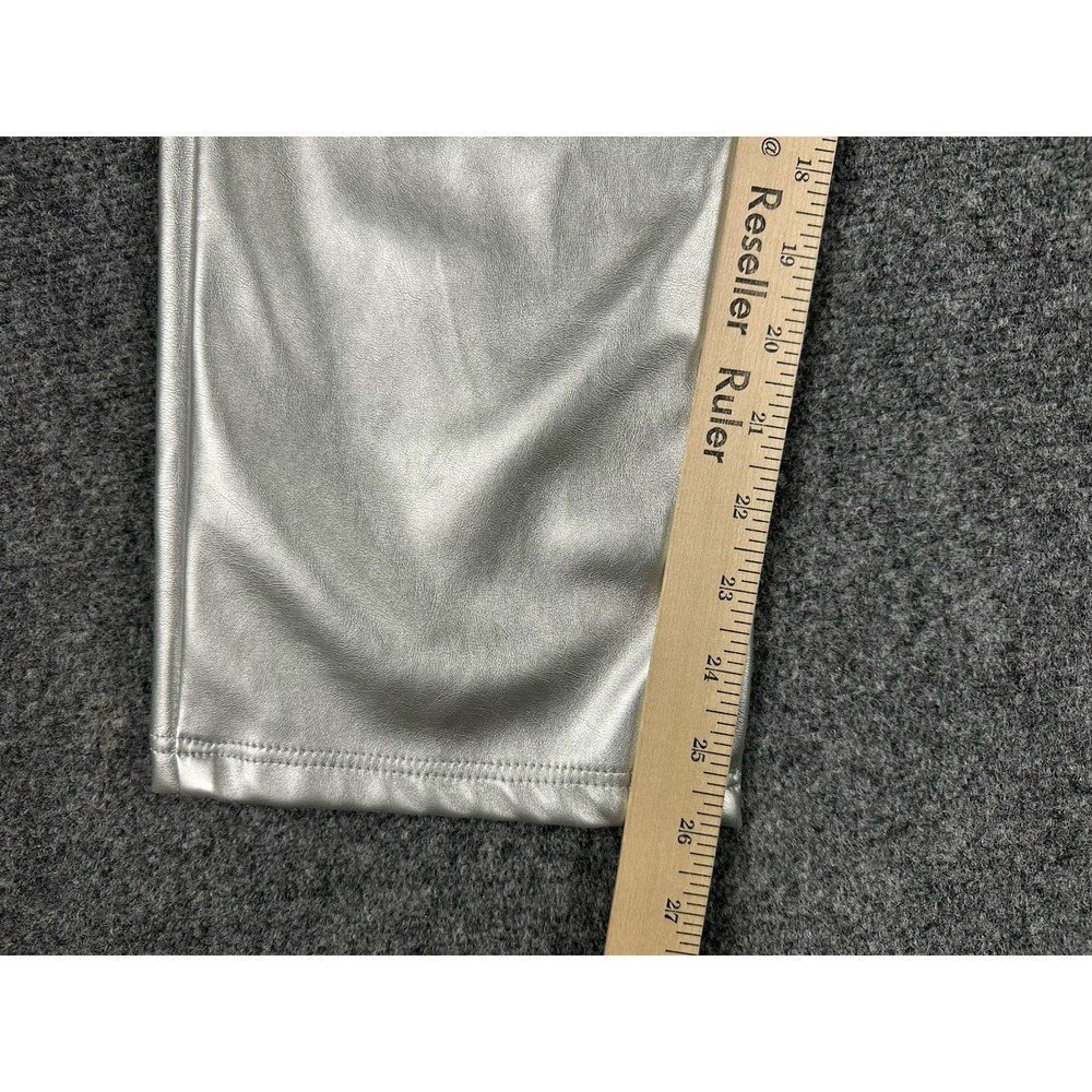 Mother Jeans 33 The Dazzler Skimp Rain Or Shine Silver High Rise Night Out Wow - Picture 5 of 10
